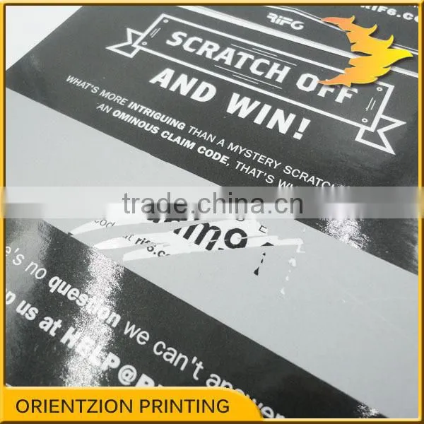 Custom Scratch Off Paper Lottery Ticket Printing, Lottery Card Printing. photo-2