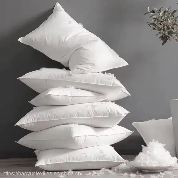 Luxury 2-4CM White Goose Feather Pillow photo-5