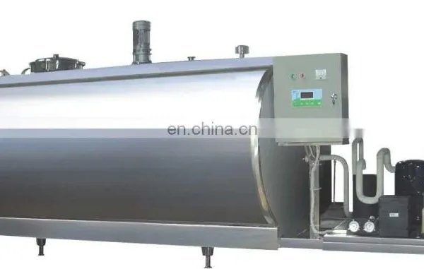 3000L Horizontal Type Milk Cooling Tank for Dairy Plant photo-4