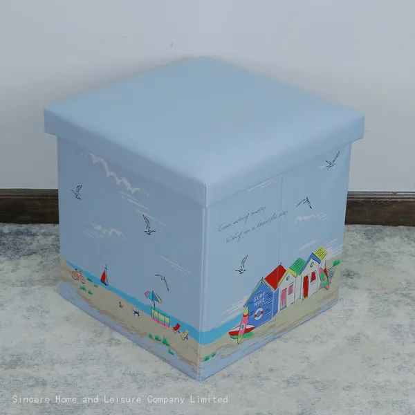 PVC Ottoman With Pattern photo-2
