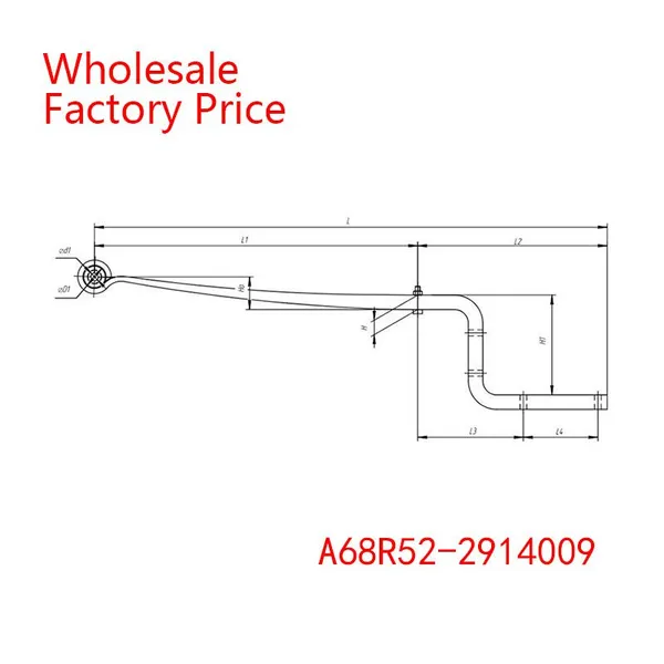 A68R52-2914009 GAZ Black Rear Leaf Spring Wholesale For GAZ photo-2