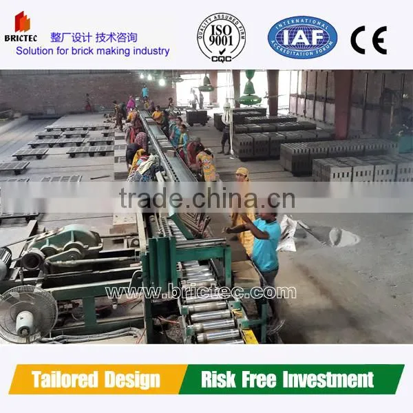 Auto Linea de Produccion de Ladrillo Con Horno Automatic Hollow Brick Making Machine photo-2