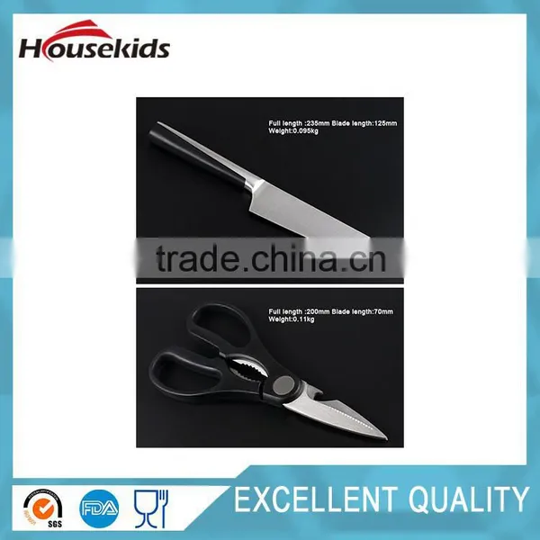 Stainless Steel Kitchen Knife Set With Wooden Container photo-2