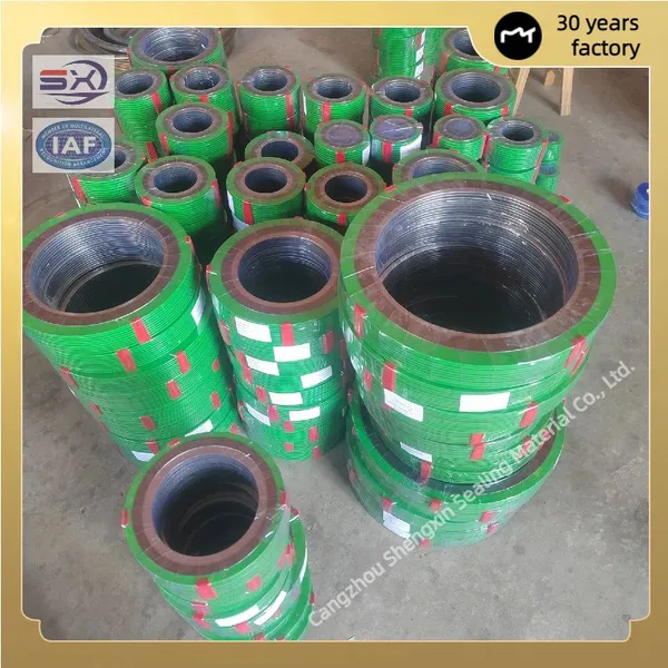 Graphite Filled Metal Spiral Wound Gaskets for Boiler Applications photo-2