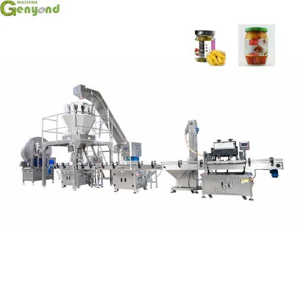 Genyond High-Quality Automatic 14 Nozzles Bottle Filler Sauce Pickle Filling Machine