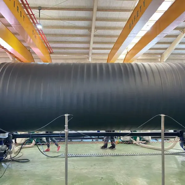 HDPE structure wall marine pipe machine