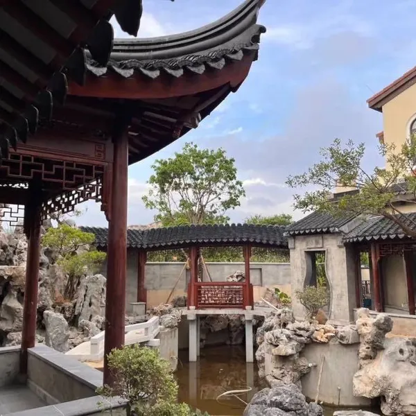 Customized Factory for Traditional Wooden Su-style Corridor With Ancient Architectural Craftsmanship, Including Design and Production Services photo-3