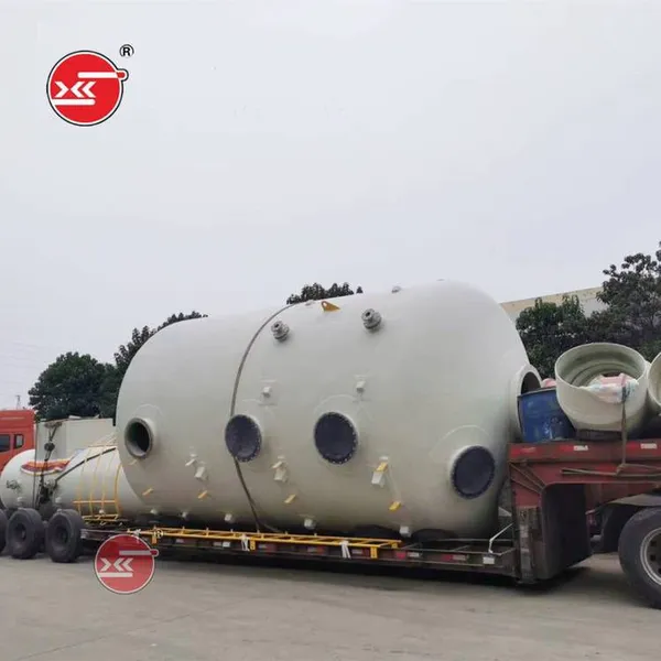 Horizontal Fiberglass Washing Tower, Deodorization Tower, Biological Deodorization Box, Complete Equipment for Waste Gas Treatment photo-4