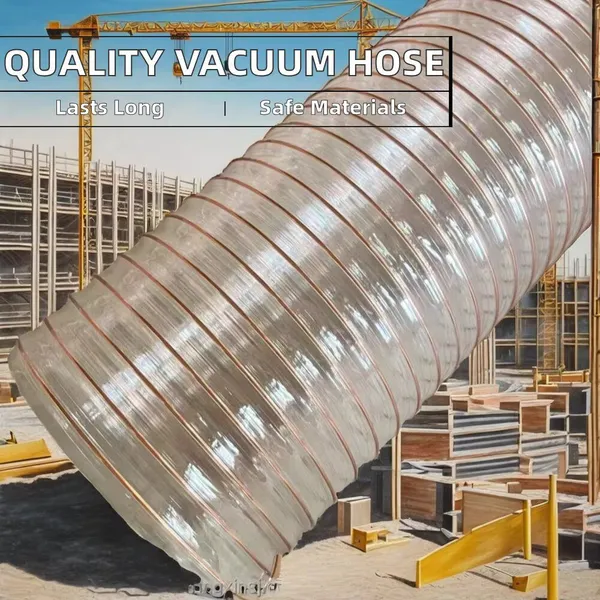 Fluent Hydrolysis Food Grade Compound Flexible Pipe Polyurethane Ventilation Tube Wire Hose Copper Ducting
