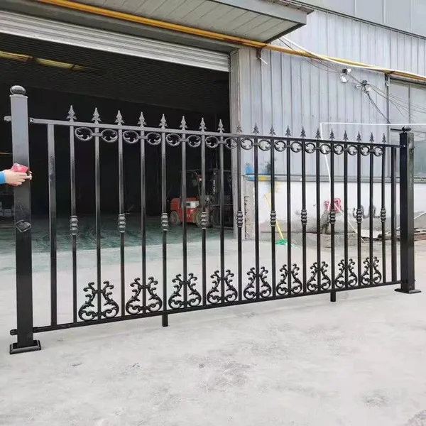 School Playground Security Zinc Steel Fence, 1.8m Height With Anti-Climb Design