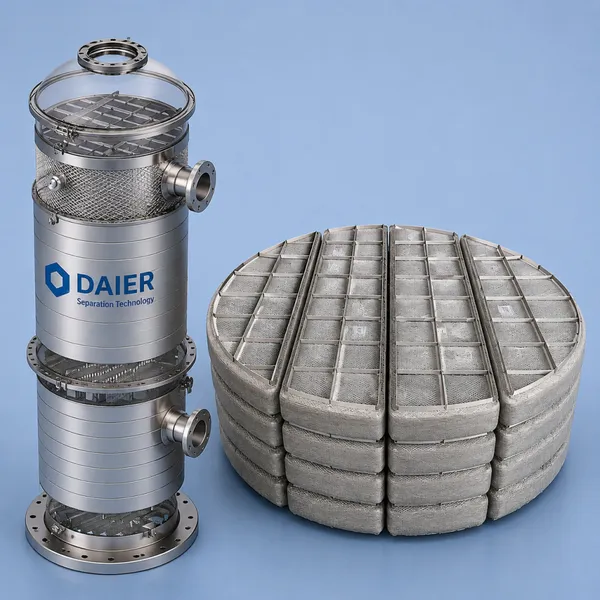 Wire Mesh Mist Eliminator Mesh Pad Demister for Gas Liquid Separation
