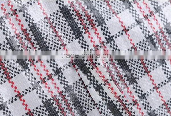 Classical pp Woven Fodable Shopping Bag With Zipper photo-3
