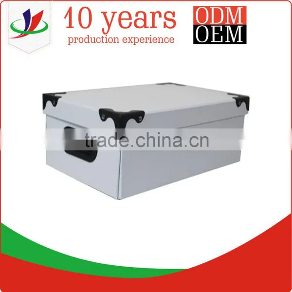 2015 New Product White Kraft Paper Shoe Box photo-5