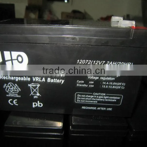 Rechargeable VRLA Battery 12v Smf Exide Lead Acid Battery 12v 7.2ah With Lowest Price photo-2