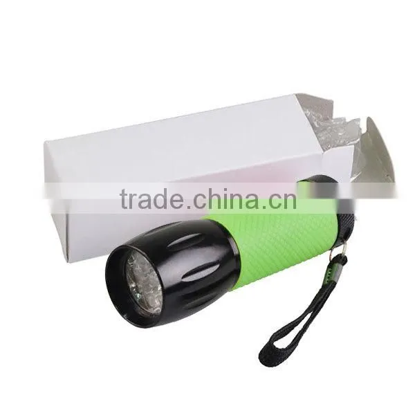 9LEDs Aluminum Torch Light Glow in the Dark photo-6