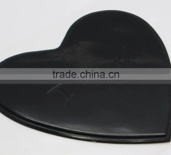 Black Color, Magic PU Gel Material Heart Shape Sticky Pad photo-5