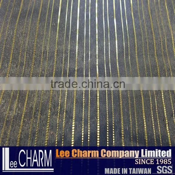Glitter African Organza Roll Nylon Curtain Fabric photo-3