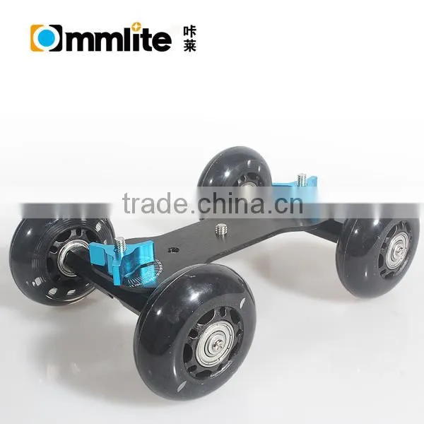 Table Top Dolly Mini Car Skater Track Slider Super Mute for DSLR Camera Camcorder Video