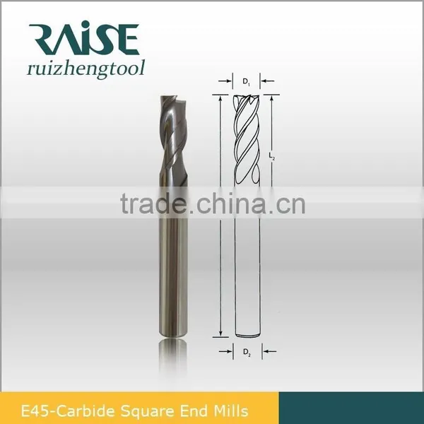 Zhangjiagang Raise Tungsten Carbide Shank End Mill for Mould Making