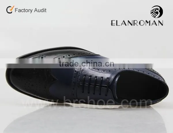 Newest Brogue Genuine Leather Men Shoes photo-4