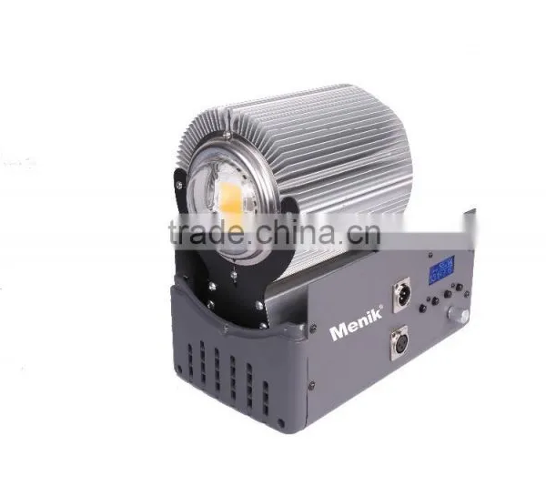 Menik SR-1500AB 150W Focus and Color Adjustable Fresnel Lens LED Spotlight photo-5