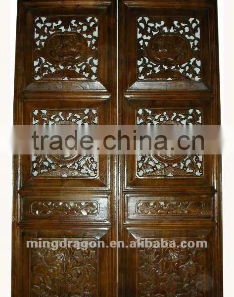 chinese antique furniture pine wood Window