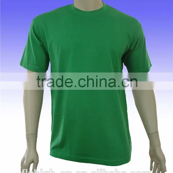 Polyester Cotton Short Sleeve Round Neck Custom Printed Promotional T-shirt photo-5