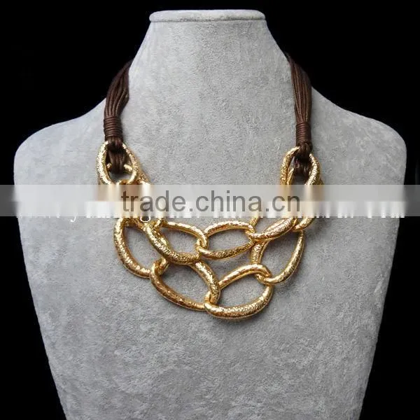 Stainless Steel Link Chain Necklace Statement Choker Necklace