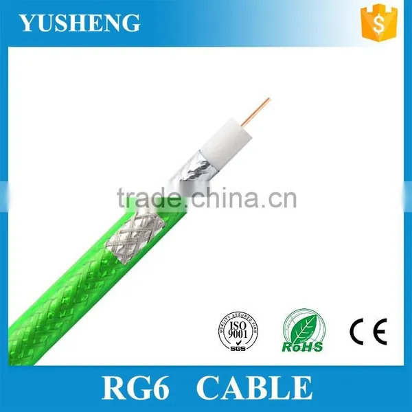 China HOT Sell High Quality 75 Ohm Colorful RG6 Coaxial Cable for CATV photo-4