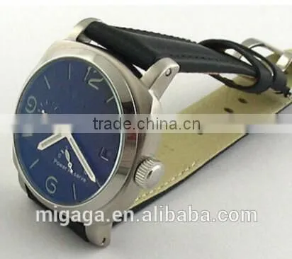 Black Dial 44mm Power Reserve Automatic Mens Mechanical Steel Watch photo-4