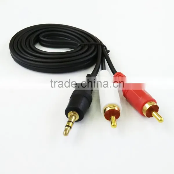 High Quality 1 to 2RCA Spliter Cable for Mobilephone/soundbox/computer/game Player /TV/DVD Player photo-3