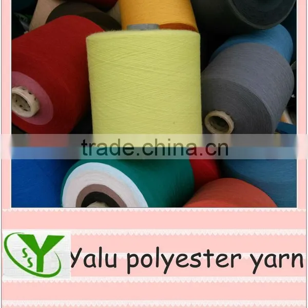 NE 24s/1 100% Polyester Yarn for for Kitting and Weaving photo-2