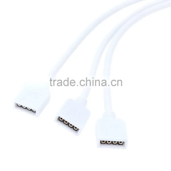 1pc RGB Controller Splitter for SMD5050 3528 RGB LED Strip,HUB 1 to 3,1 Male to 3 Female 4 Pin Rgb Led Connector photo-3