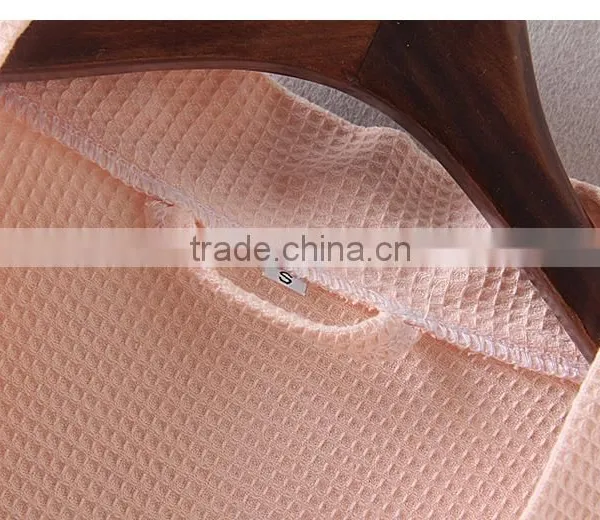 The Hotel for Men and Women in Spring and Summer Cotton Waffle Bathrobe Kimono Hotel Bathrobe Sweat Evaporate Couples Bath Robe photo-4