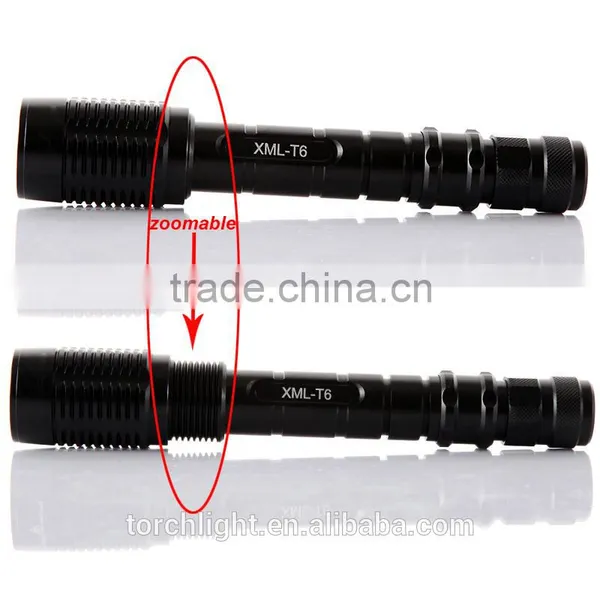 C REE T6 LED Zoomable Flashlight 2000LM photo-3