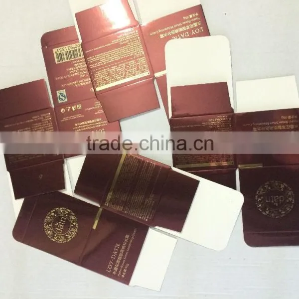 Cosmetics Package Box Gold Stamping Paper Box photo-2