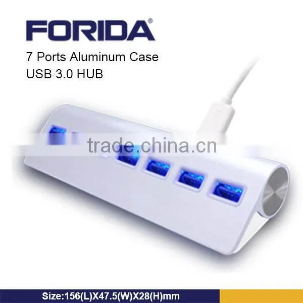 2014 New Wholesale USB 3.0 Hub 7-port Usb Hub With External Power Supply