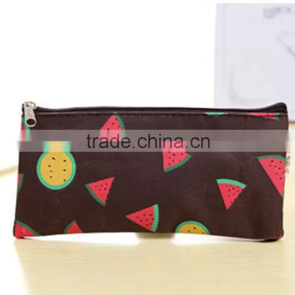 Professional Fruit Watermelon Print Zipper Pencil Bag China Supplier photo-2