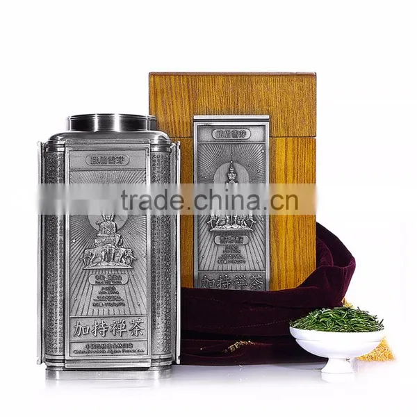 Savoring Tea Tin Box Gift Packing Topping Bubble Organic Green Tea photo-2