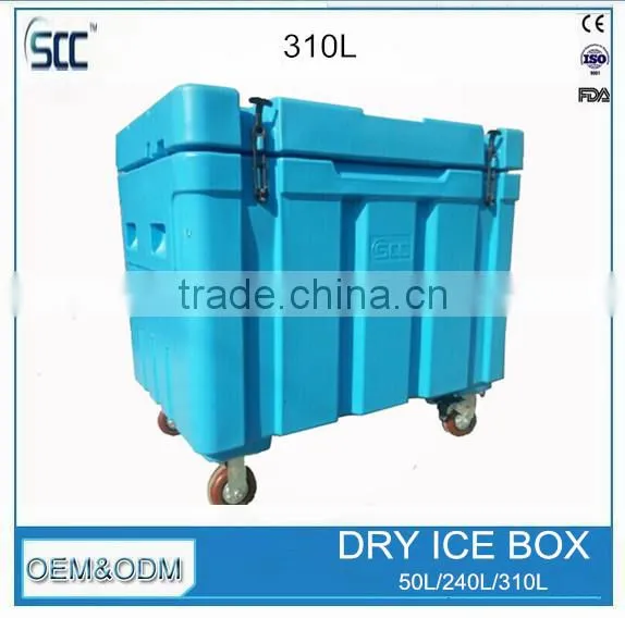 Roto Molded Process, Plastic Ice Cooler Box for Dry Ice Storage 250L photo-3