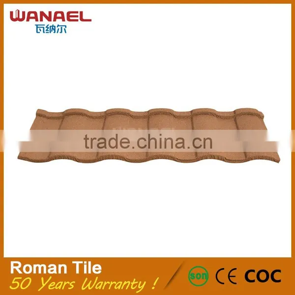 Roman Flat Roof Tile Lightweight One-stop Service Roofing Material photo-2