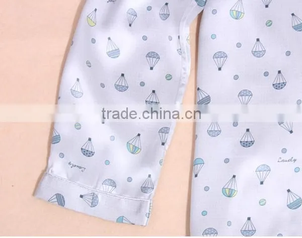Children 2 Years Old Boy of Silk Pajamas in --15 Age Group of Silky Soft Cool Pajamas photo-4
