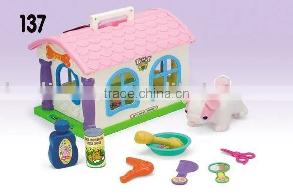 Pet Play Toy Toy Pet House Set