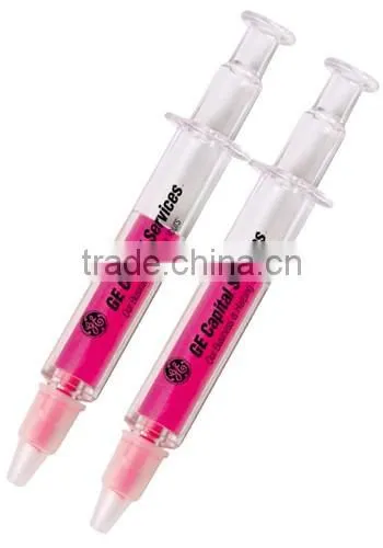 Imprinted Syringe Shape Novelty Highlighters