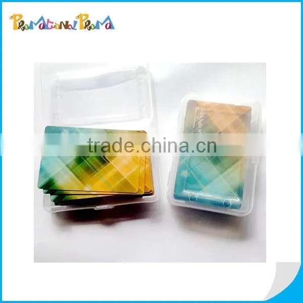 Promotional Customized Playing Card With PVC Packing Box
