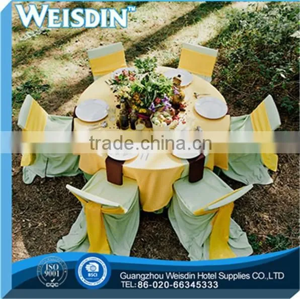 Hot Sale Weddingtable Cover Overlay Backdrop Sash Table Skirt Band Buckle Napkin Ring Charger Plate Wholesale Chair Cover photo-5
