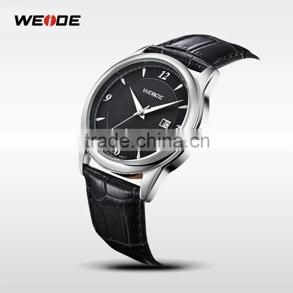 WEIDE Top Sale Famous Brand Men Watch Genuine Leather Strap Watches Waterproof Relogio Dress Men's Wrist Watches Casual WH93011 photo-2