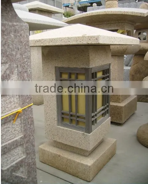 Garden Decor Granite Chinese Japanese Stone Lantern photo-6
