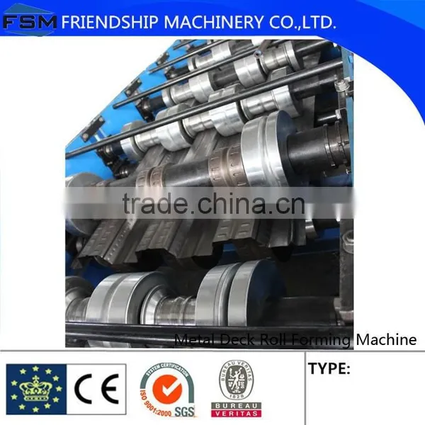 High Precision Steel Structure Floor Deck Roll Forming Machine For Metal Decking Sheet photo-4