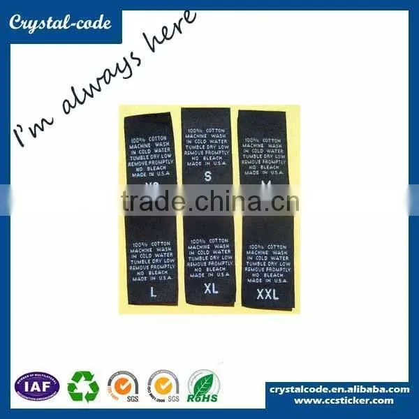Custom Heat Transfer Label,price Garment Tag,fashionable Clothing Size Label photo-3
